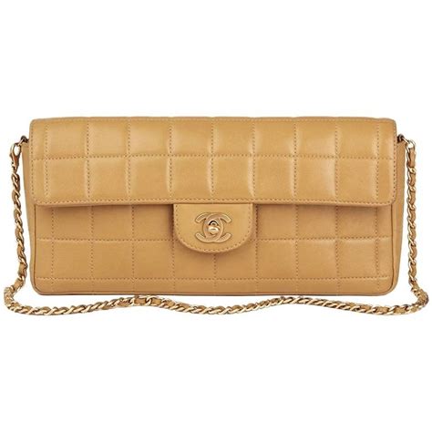 chanel bag in beige lamb leather|CHANEL Lambskin Quilted East West Accordion Flap Beige .